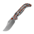 Vosteed Naga - Stonewash - Bamboo Micarta sulankstomas peilis, Coral Orbit