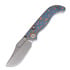 Vosteed Naga - Stonewash - Ocean Micarta kääntöveitsi, sininen