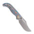 Vosteed Naga - Stonewash - Ocean Micarta kääntöveitsi, sininen