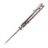 Vosteed Naga - Stonewash - Raindrop Micarta sulankstomas peilis, Copper