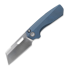 Coltello pieghevole Vosteed Nip-L - Satin & Brushed - Titanium, blu