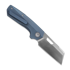 Coltello pieghevole Vosteed Nip-L - Satin & Brushed - Titanium, blu