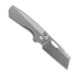 Coltello pieghevole Vosteed Nip-L - Stonewash - Left-Handed, Titanium, grigio
