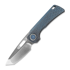 Vosteed Nymble - Satin - Titanium összecsukható kés, kék