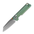 Vosteed Parallel - Stonewash - Titanium folding knife, green