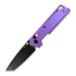 Liigendnuga Vosteed Parallel Tanto - Blackwash - Titanium, purpurne