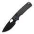 Vosteed Porcupine - Blackwash - Micarta folding knife, black
