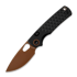 Vosteed Porcupine - Copper Dune - G10 folding knife, black