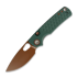 Vosteed Porcupine - Copper Dune - G10 folding knife, green