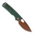 Vosteed Porcupine - Copper Dune - G10 folding knife, green