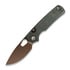 Vosteed Porcupine - Copper Dune - Micarta sulankstomas peilis, žalia