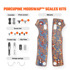 Vosteed Porcupine ModSwap&trade; - Copper Raindrop Micarta handle scales