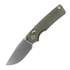 Vosteed Porcupine ModSwap™ - Stonewash - Micarta Taschenmesser, olivgrün