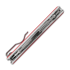 Vosteed Porcupine - Satin - G10 kääntöveitsi, punainen, valkoinen