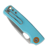 Couteau pliant Vosteed Porcupine - Satin - G10, Sky Blue