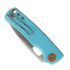 Vosteed Porcupine - Satin - G10 sulankstomas peilis, Sky Blue