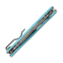Vosteed Porcupine - Satin - G10 sulankstomas peilis, Sky Blue