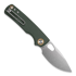 Coltello pieghevole Vosteed Porcupine - Stonewash - Micarta, verde