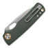 Vosteed Porcupine - Stonewash - Micarta folding knife, green