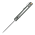 Coltello pieghevole Vosteed Porcupine - Stonewash - Micarta, verde