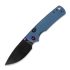 Vosteed Porcupine T - Blackwash - G10 fällkniv, blå