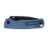 Vosteed Porcupine T - Blackwash - G10 fällkniv, blå