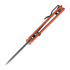 Vosteed Porcupine T - Blackwash - G10 fällkniv, orange