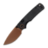 Vosteed Porcupine T - Copper Dune - Micarta folding knife, black
