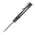 Vosteed Porcupine T - Copper Dune - Micarta kääntöveitsi, musta