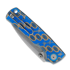 Vosteed Porcupine T - Satin - Micarta sulankstomas peilis, Blue Ocean