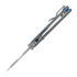 Vosteed Porcupine T - Satin - Micarta sulankstomas peilis, Blue Ocean
