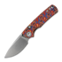 Vosteed Porcupine T - Stonewash - Micarta kääntöveitsi, Copper Raindrop
