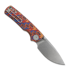 Vosteed Porcupine T - Stonewash - Micarta sulankstomas peilis, Copper Raindrop