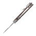 Vosteed Porcupine T - Stonewash - Micarta sulankstomas peilis, Copper Raindrop