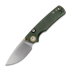 Coltello pieghevole Vosteed Porcupine T - Stonewash - Micarta, verde