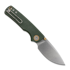 Vosteed Porcupine T - Stonewash - Micarta sulankstomas peilis, žalia
