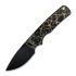 Vosteed Porcupine TiSlim - Blackwash - Titanium folding knife, Black & Gold