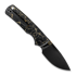 Vosteed Porcupine TiSlim - Blackwash - Titanium folding knife, Black & Gold