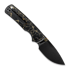 Vosteed Porcupine TiSlim - Blackwash - Titanium folding knife, Black & Gold