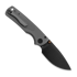 Vosteed Porcupine TiSlim - Blackwash - Titanium &ouml;sszecsukhat&oacute; k&eacute;s, Dim Gray