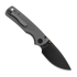 Vosteed Porcupine TiSlim - Blackwash - Titanium sulankstomas peilis, Dim Gray