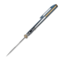 Vosteed Porcupine TiSlim - Satin - Titanium összecsukható kés, kék