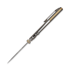 Vosteed Porcupine TiSlim - Stonewash - Titanium Taschenmesser, Antique Brasswash