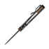 Vosteed Psyop 299 - Blackwash - Norplex UltreX Micarta Taschenmesser, schwarz