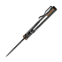 Vosteed Psyop 299 - Blackwash - Norplex UltreX Micarta Taschenmesser, schwarz