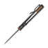Vosteed Psyop 299 - Destroyer Gray - Norplex UltreX Micarta sulankstomas peilis, juoda
