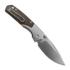 Vosteed Psyop 299 - Satin - GID Micarta Taschenmesser, braun