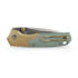 Vosteed Psyop 299 - Satin - Ti Bolster + Norplex UltreX Micarta &ouml;sszecsukhat&oacute; k&eacute;s, teal
