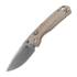 Vosteed - Psyop 299 - Stonewash - Norplex UltreX Micarta, natural