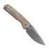 Vosteed Psyop 299 - Stonewash - Norplex UltreX Micarta &ouml;sszecsukhat&oacute; k&eacute;s, natural